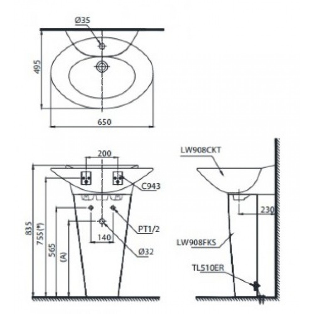 ban-ve-ky-thuat-lavabo-toto-lpt908c-1000x1000