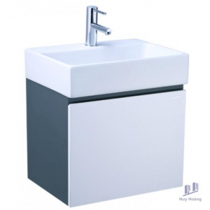 Bộ Tủ Lavabo Caesar Treo Tường LF5257/EH05257ATGV Xám Đậm