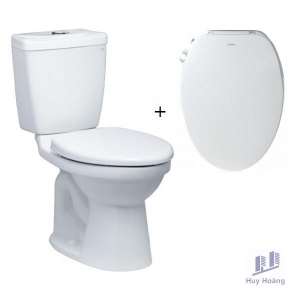 Bồn Cầu Nắp Rửa Cơ CAESAR CD1325/TAF060 2 Khối