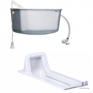 Bồn Cầu Xổm Caesar CS1230B (CS1230) Có Két Nước T1100