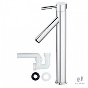 Vòi Lavabo Caesar BT228CU Nóng Lạnh Thân Cao Kèm Co P