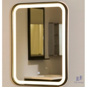 Gương LED Cotto AMH11B02-MATT BLACK Viền Đen