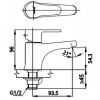 voi-lavabo-cotto-ct1203a-lanh - ảnh nhỏ 2