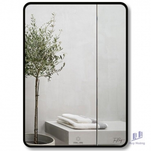 Gương Viền Nhôm GLS F11R30 Dòng F 50 x 70 cm