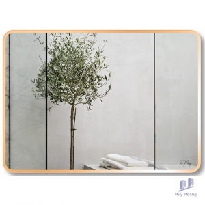 Gương Viền Nhôm GLS F13R60 Dòng F 80 x 60 cm