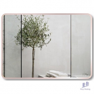 Gương Viền Nhôm GLS F14R60 Dòng F 80 x 60 cm