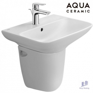Chậu Lavabo Inax AL-289V/L-288VC Chân Treo Tường Aqua Ceramic