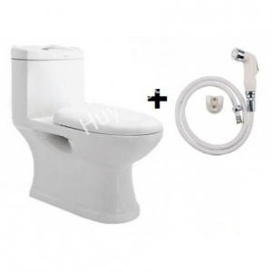 Bồn Cầu Viglacera C109 Nắp Êm V38 + Vòi Xịt VG826