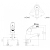 voi-rua-lavabo-inax-lfv-1302s-nong-lanh - ảnh nhỏ 2