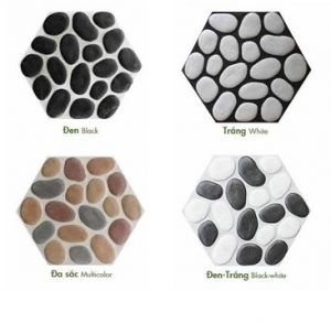 Đá suối lục giác sân vườn