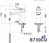 voi-lavabo-caesar-b730cu-nong-lanh - ảnh nhỏ 10