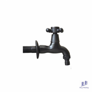 Vòi Xả Xô Mạ Niken Đen EVEREST EV-VĐ57