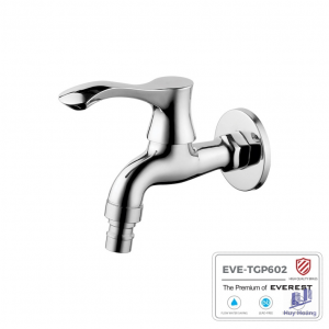 Vòi hồ đồng thau mạ chrome EVEREST EVE-TGP602