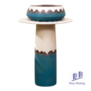 Chậu Sứ Mỹ Thuật Có Chân EVEREST EV-CĐC06