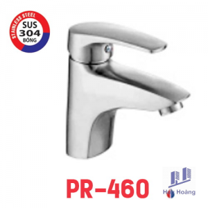 Vòi lavabo nóng lạnh Proxia PR-460 (inox 304 sáng bóng)