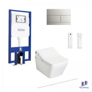 Bồn Cầu TOTO CW522EA/TCF796CZ/WH172AT/MB171M#SS Nắp Điện Tử Treo Tường
