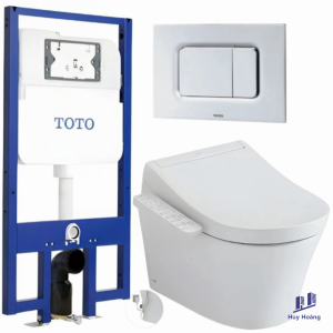 Bồn Cầu TOTO CW553#XW/TCF33320GAA#NW1/WH172A/MB170P#SS Treo Tường Nắp Điện Tử