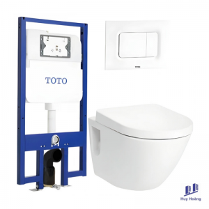 Bồn Cầu TOTO CW762/TC384CVK#W/MB170P/WH171A Treo Tường