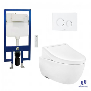 Bồn Cầu TOTO CW812RA#W/TCF24410AAA#NW1/WH172A/MB174P#WH Treo Tường Nắp Điện Tử