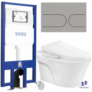 Bồn Cầu TOTO CW822RA/TCF23410AAA/WH172A/MB175M#SS Nắp Điện Tử Treo Tường