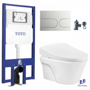 Bồn Cầu TOTO CW822REA#W TCF47360GAA WH172AT TCA465 MB175M#SS Nắp Điện Tử Treo Tường