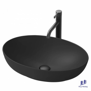 Chậu Lavabo TOTO LT1705#MBL Đặt Bàn Màu Đen Mờ 550x380 mm