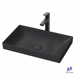 Chậu Rửa Mặt Lavabo TOTO LT4716G17#MBL Đặt Bàn Màu Đen Mờ 600x380 mm