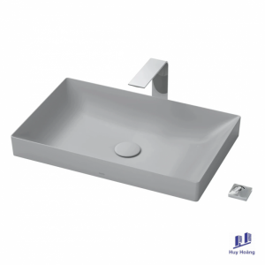 Chậu Rửa Mặt Lavabo TOTO LT4716G19#MGR Đặt Bàn Màu Xám Mờ 600x380 mm