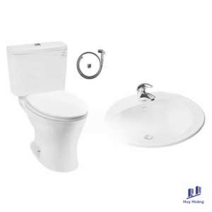 COMBO17C TOTO Bộ CS735DT10#XW + L501C#XW + TVCF201