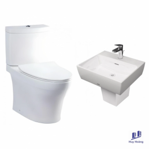 COMBO6NEW TOTO Bộ Bồn Cầu CS769DRT8 + Lavabo LHT328C#XW Treo Tường