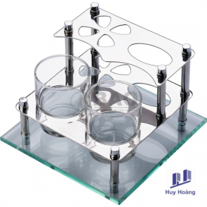 Kệ để ly đôi Inox BẢO KL300