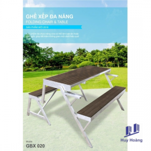 GHẾ BÀN XẾP ĐA NĂNG Inox BẢO GBX020