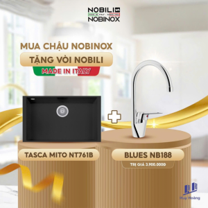 Chậu rửa chén NoBiNox NT761B