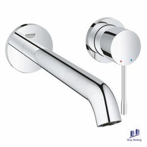 Vòi Lavabo Grohe 19967001 Nóng Lạnh 2 Lỗ Gắn Tường Essence New OHM