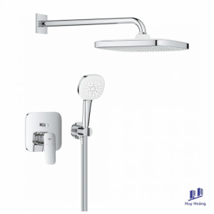 Sen Tắm Âm Tường Grohe 1053360000 Cubeo Bundle Nóng Lạnh 2 Đường Nước