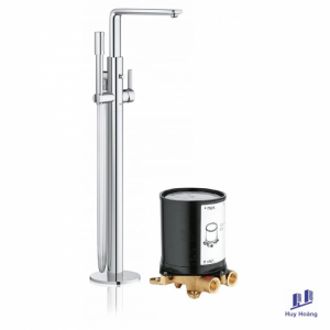 Vòi Sen Bồn Tắm Grohe 23792001 + 29086000 Đặt Sàn Lineare