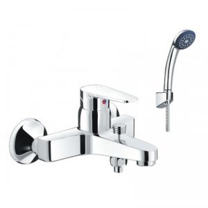 Vòi Sen Nóng Lạnh Inax BFV-1203S-4C Tay Sen Mạ