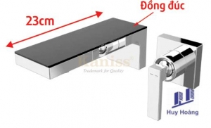 Vòi lavabo nóng lạnh âm tường Kaniss KS-2257A
