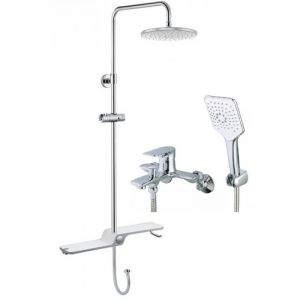 Bộ Vòi Sen Cây Caesar S773C/BS126 Nóng Lạnh