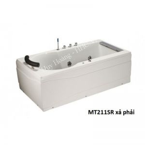 Bồn Tắm CAESAR MT211SL/R Massage Hơi Chân Yếm 1.7M