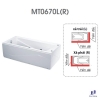 bon-tam-massage-1-7m-chan-yem-caesar-mt0670l/r - ảnh nhỏ 14