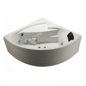 Bồn Tắm Góc Massage Caesar MT5140 Chân Yếm 1.4M