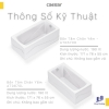 bon-tam-chan-yem-1-7m-caesar-at0670l/r - ảnh nhỏ 9