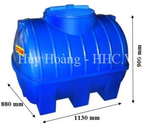 Bồn Nước Nhựa Đại Thành Thế Hệ Mới 500L Ngang
