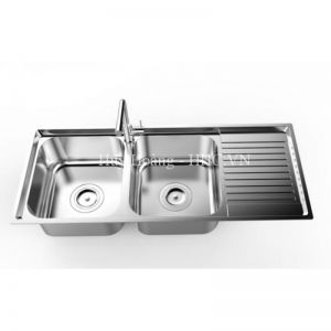 Chậu Rửa Chén Sơn Hà S105D Inox 304 2 Hộc 1 Cánh