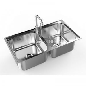 Chậu Rửa Chén Sơn Hà S82D 2 Hộc Inox 304
