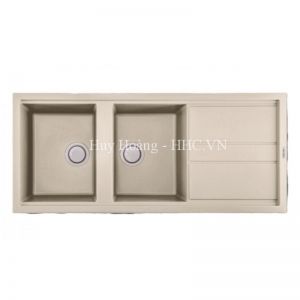 Bồn Rửa Chén Malloca BIANCO K-50062 Đá 2 Hộc