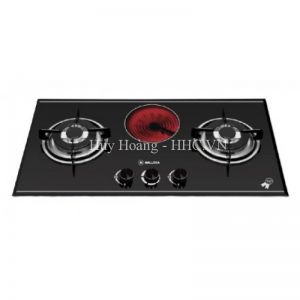 Bếp Gas Kết Hợp Hồng Ngoại Malloca EG 201C Mặt Kính 3 Bếp