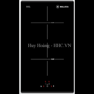 Bếp Điện Từ Malloca MDI 302 Mặt Kính 2 Bếp Domino