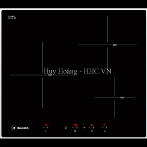 Bếp Điện Từ Malloca MI 593 BN Mặt Kính 3 Bếp